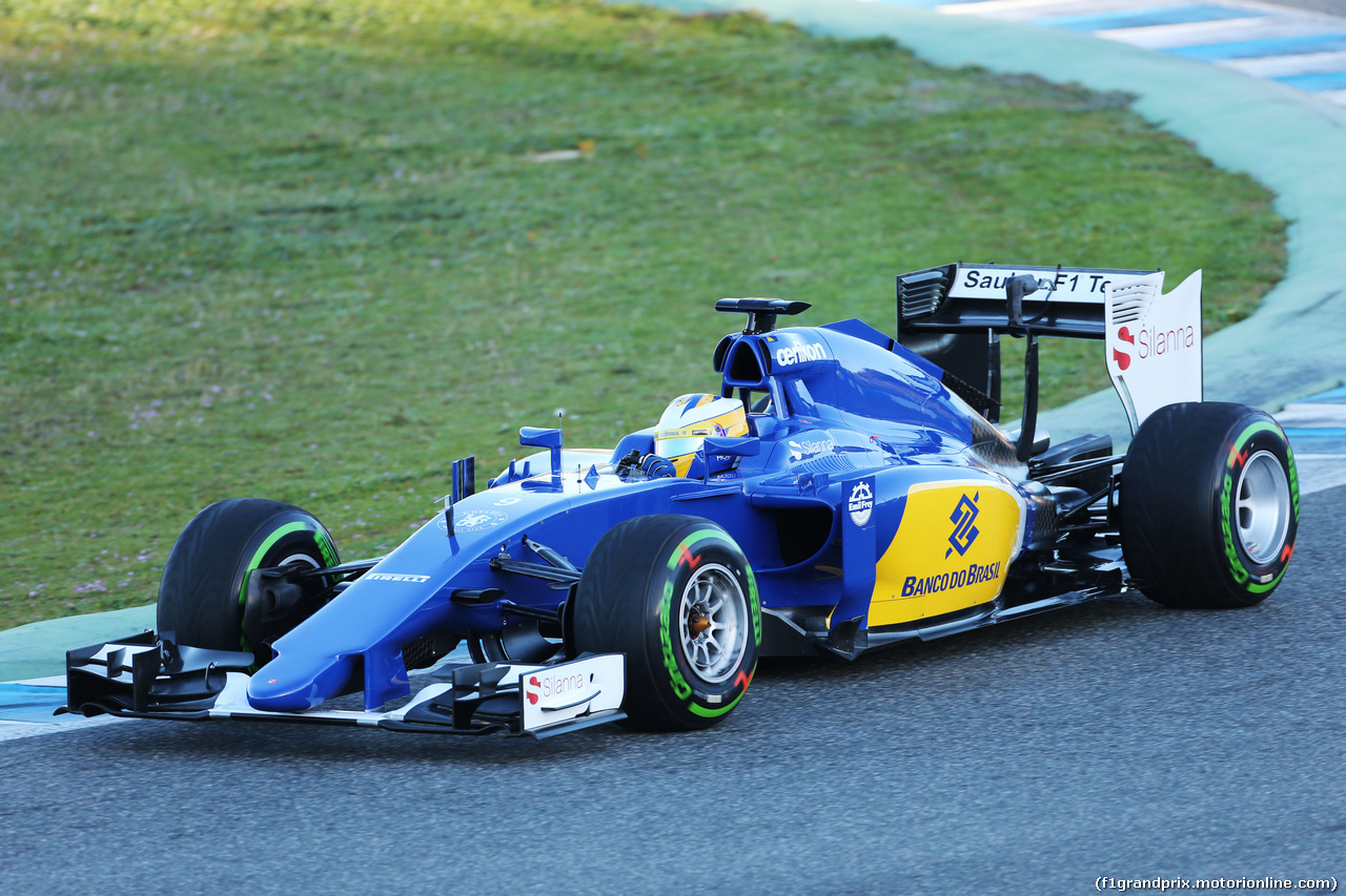 TEST F1 JEREZ 1 FEBBRAIO, Marcus Ericsson (SWE) Sauber C34.
01.02.2015.