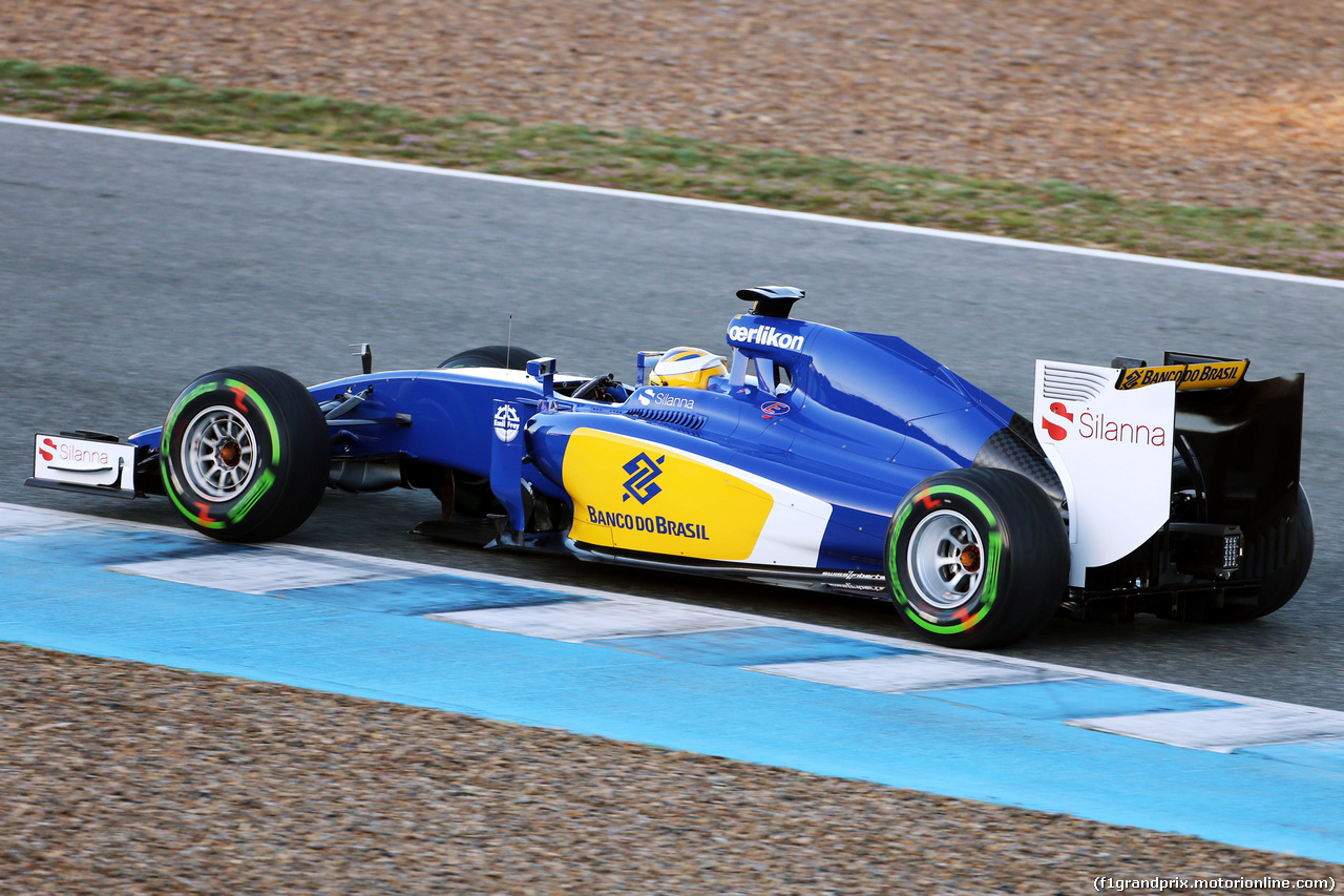 TEST F1 JEREZ 1 FEBBRAIO, Marcus Ericsson (SWE) Sauber C34.
01.02.2015.