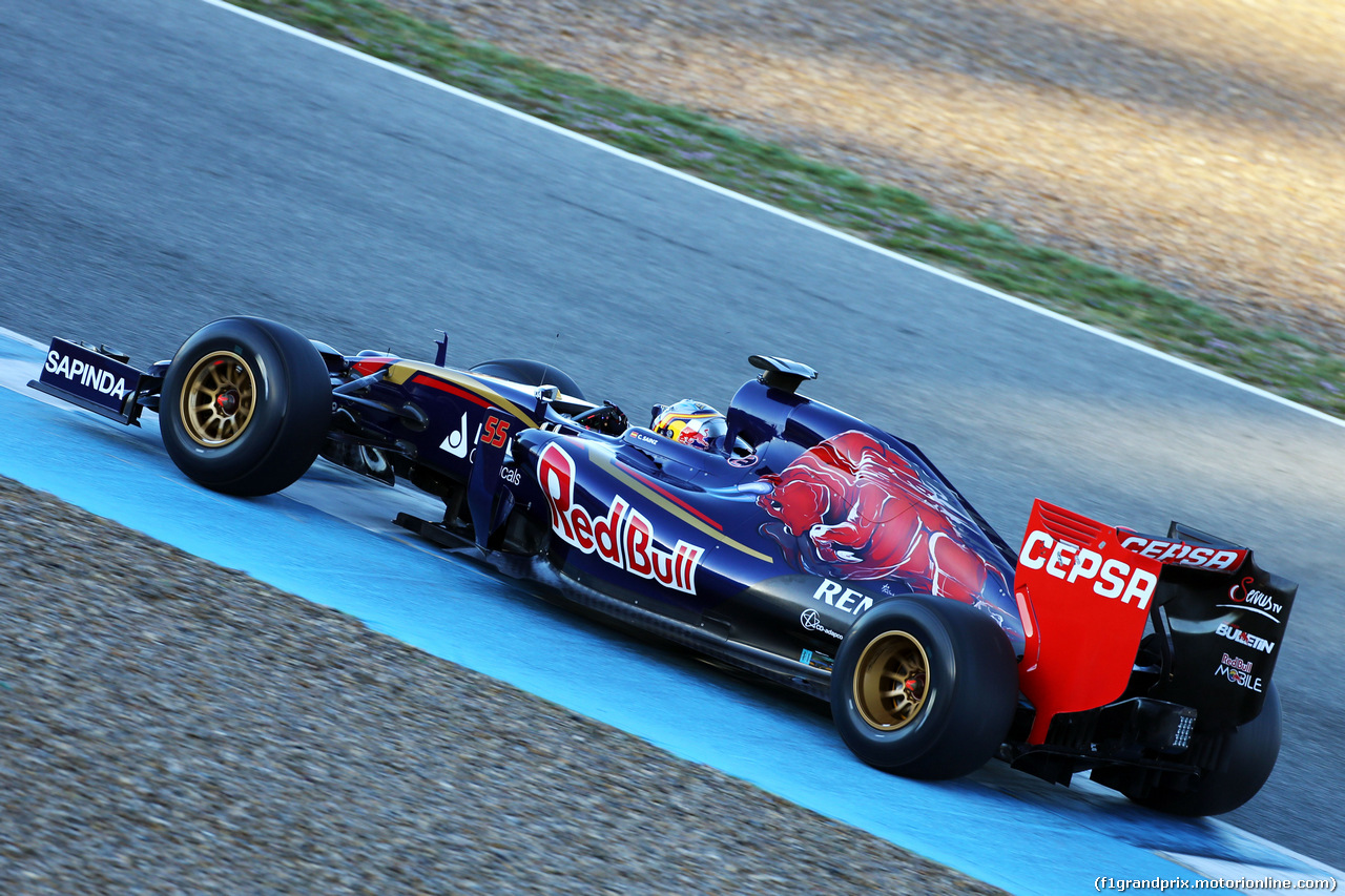 TEST F1 JEREZ 1 FEBBRAIO, Carlos Sainz Jr (ESP) Scuderia Toro Rosso STR10.
01.02.2015.