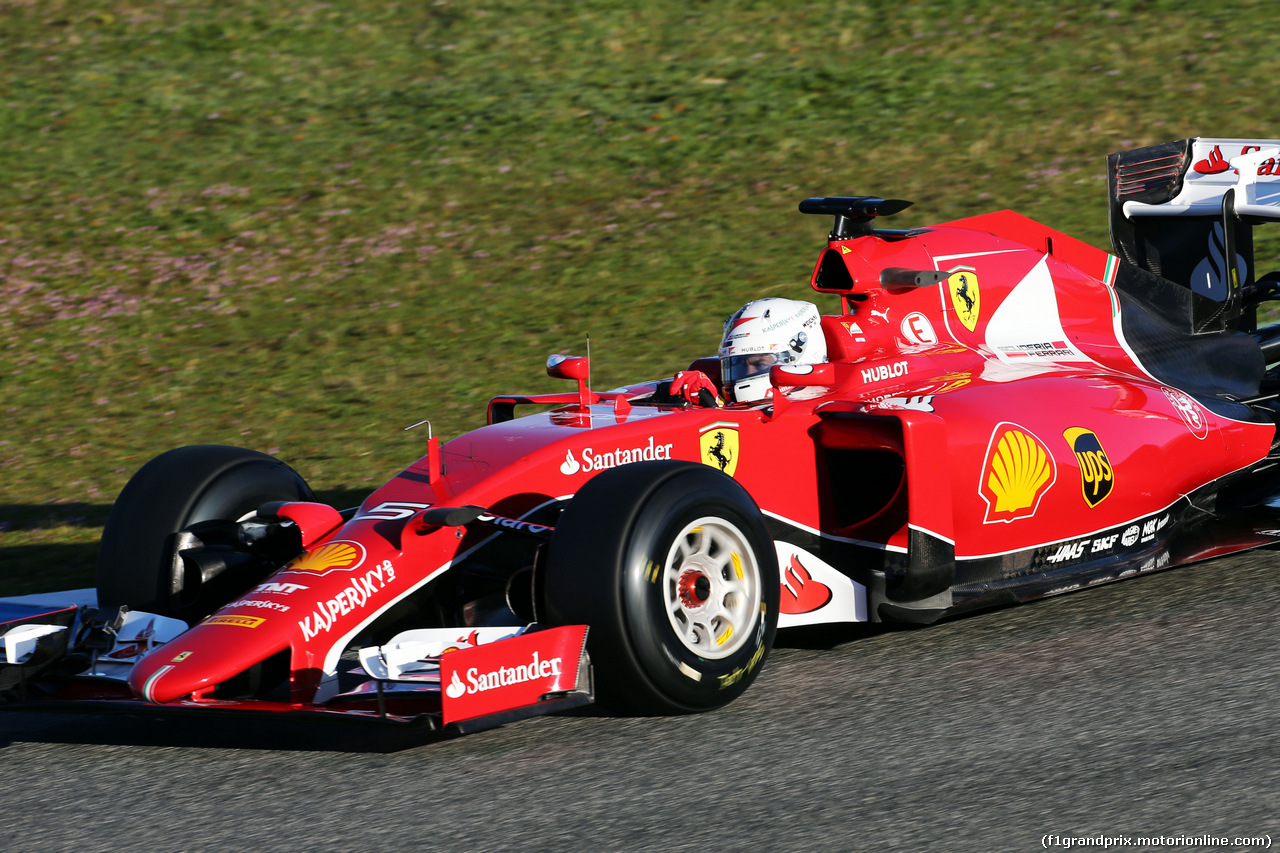 TEST F1 JEREZ 1 FEBBRAIO, Sebastian Vettel (GER) Ferrari SF15-T.
01.02.2015.