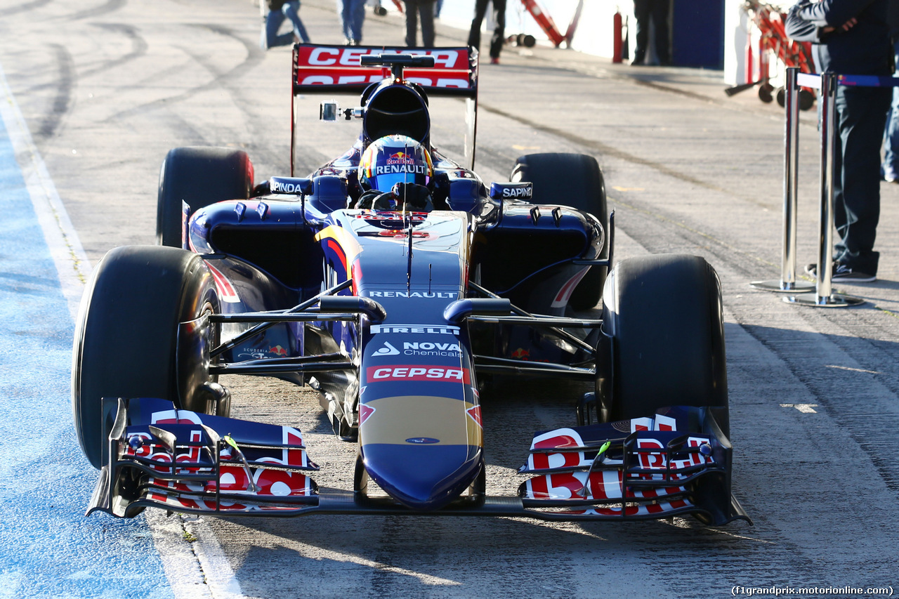 TEST F1 JEREZ 1 FEBBRAIO, Carlos Sainz Jr (ESP) Scuderia Toro Rosso STR10.
01.02.2015.