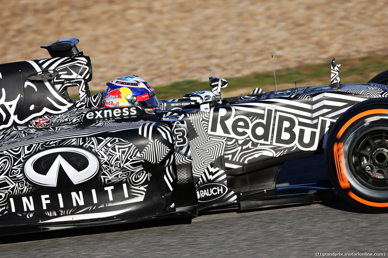 TEST F1 JEREZ 1 FEBBRAIO, Daniel Ricciardo (AUS) Red Bull Racing RB11.
01.02.2015.