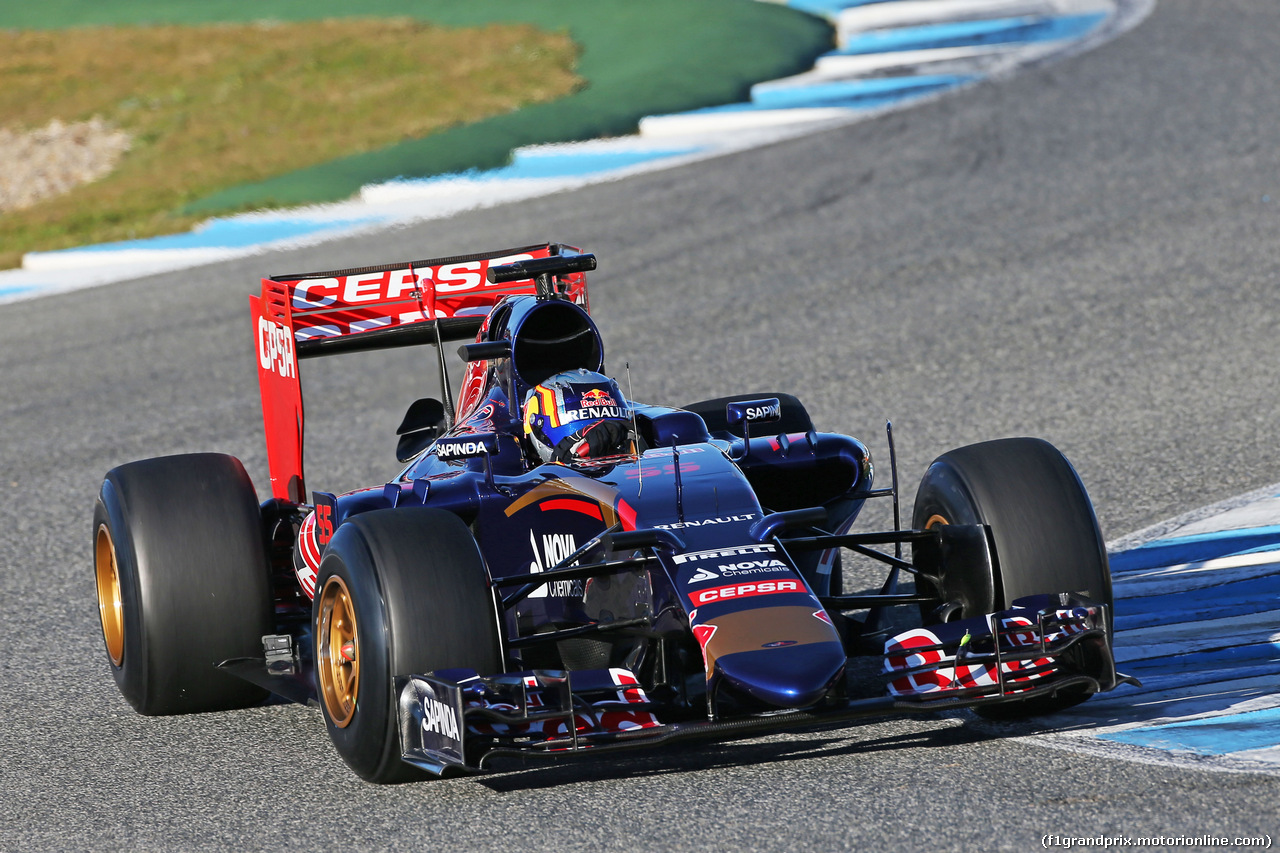 TEST F1 JEREZ 1 FEBBRAIO, Carlos Sainz Jr (ESP) Scuderia Toro Rosso STR10.
01.02.2015.