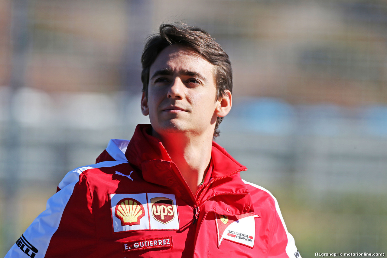 TEST F1 JEREZ 1 FEBBRAIO, Esteban Gutierrez (MEX) Ferrari Test e Reserve Driver.
01.02.2015.