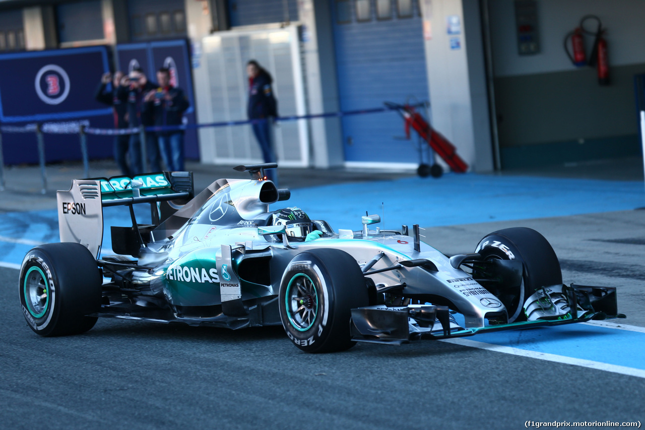 TEST F1 JEREZ 1 FEBBRAIO, Nico Rosberg (GER) Mercedes AMG F1 W06.
01.02.2015.