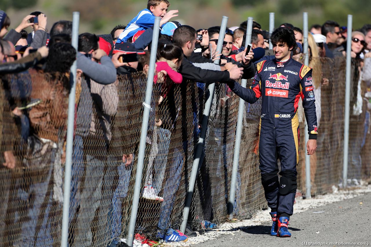 TEST F1 JEREZ 1 FEBBRAIO, Carlos Sainz (ESP), Scuderia Toro Rosso stops on track
01.02.2015.