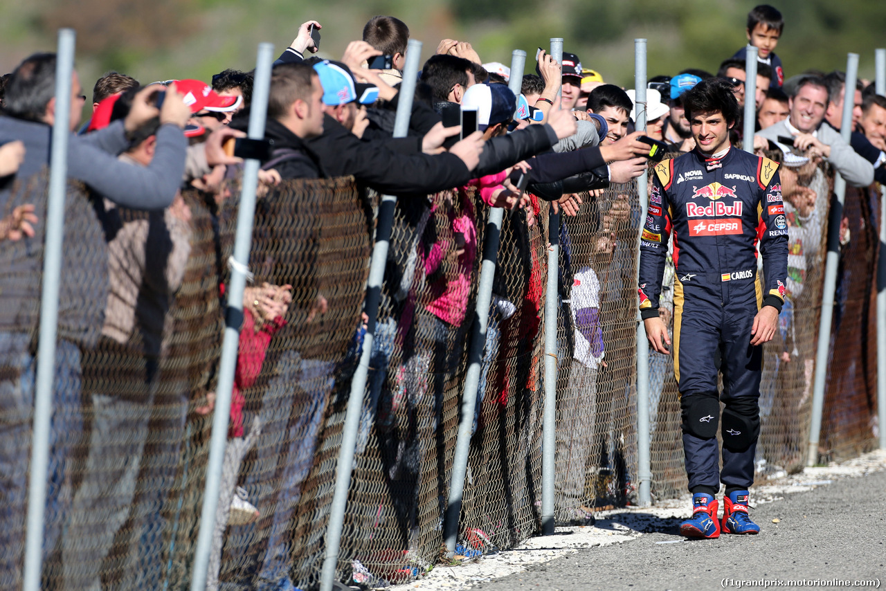 TEST F1 JEREZ 1 FEBBRAIO, Carlos Sainz (ESP), Scuderia Toro Rosso stops on track
01.02.2015.