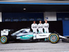 TEST F1 JEREZ 1 FEBBRAIO, (L to R): Lewis Hamilton (GBR) Mercedes AMG F1; Pascal Wehrlein (GER) Mercedes AMG F1 Reserve Driver; e Nico Rosberg (GER) Mercedes AMG F1 with the Mercedes AMG F1 W06.
01.02.2015.