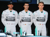 TEST F1 JEREZ 1 FEBBRAIO, (L to R): Lewis Hamilton (GBR) Mercedes AMG F1 with Pascal Wehrlein (GER) Mercedes AMG F1 Reserve Driver e Nico Rosberg (GER) Mercedes AMG F1.
01.02.2015.