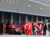 TEST F1 JEREZ 2 FEBBRAIO, Sebastian Vettel (GER) Ferrari SF15-T heads behind the covers in the pits.
02.02.2015.