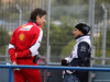 TEST F1 JEREZ 2 FEBBRAIO, (L to R): Massimo Rivola (ITA) Ferrari Sporting Director with Felipe Massa (BRA) Williams.
02.02.2015.