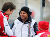 TEST F1 JEREZ 2 FEBBRAIO, Felipe Massa (BRA) Williams with Massimo Rivola (ITA) Ferrari Sporting Director (Left).
02.02.2015.