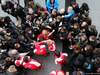 TEST F1 JEREZ 2 FEBBRAIO, Sebastian Vettel (GER) Ferrari with the media.
02.02.2015.