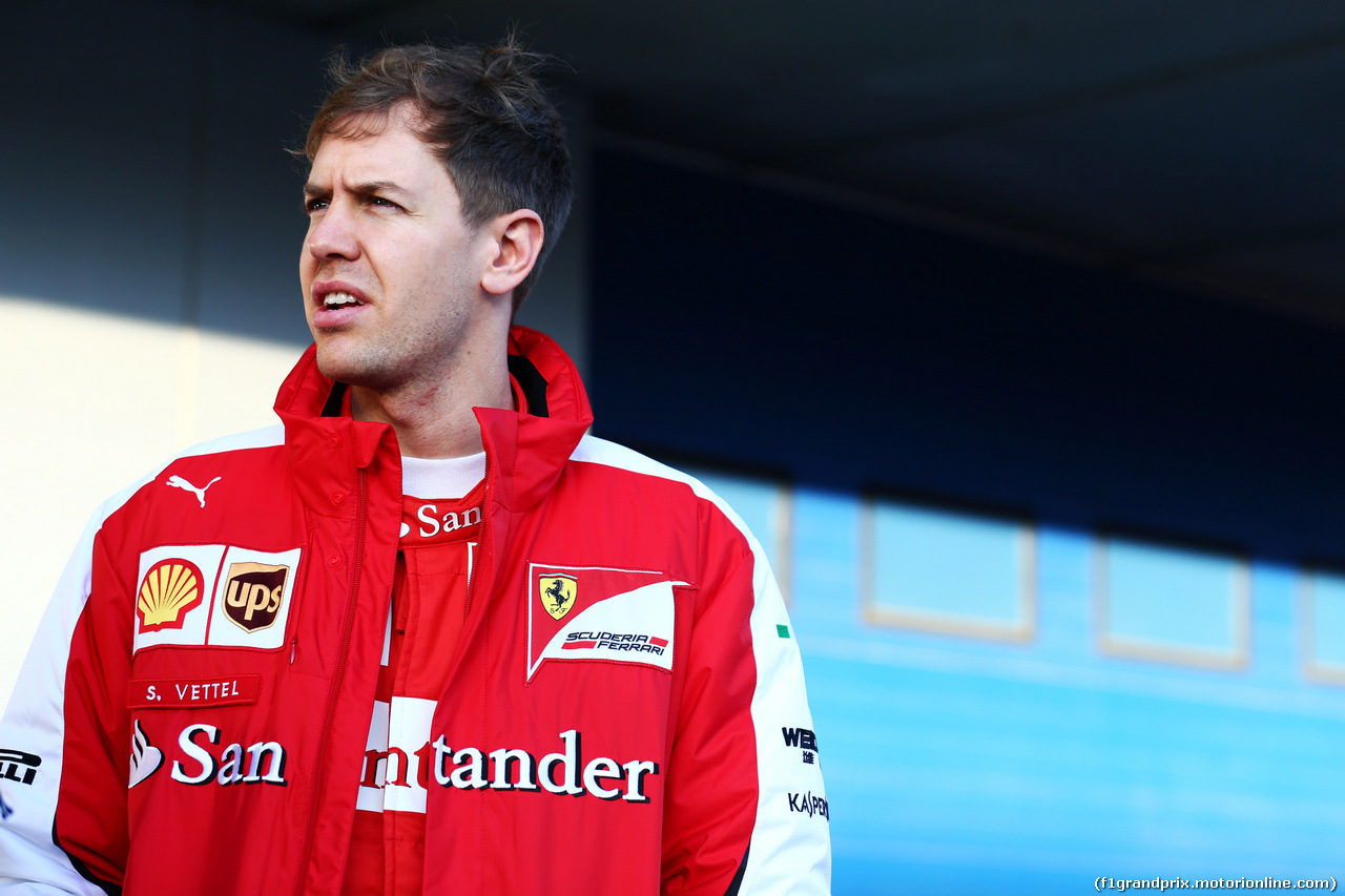 TEST F1 JEREZ 2 FEBBRAIO, Sebastian Vettel (GER) Ferrari.
02.02.2015.