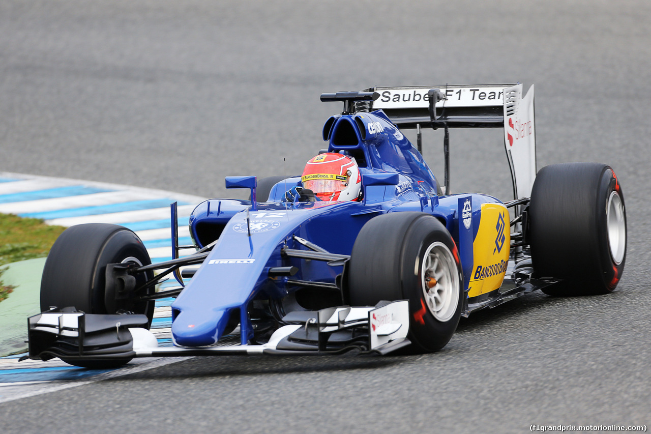 TEST F1 JEREZ 2 FEBBRAIO, Felipe Nasr (BRA) Sauber C34.
02.02.2015.
