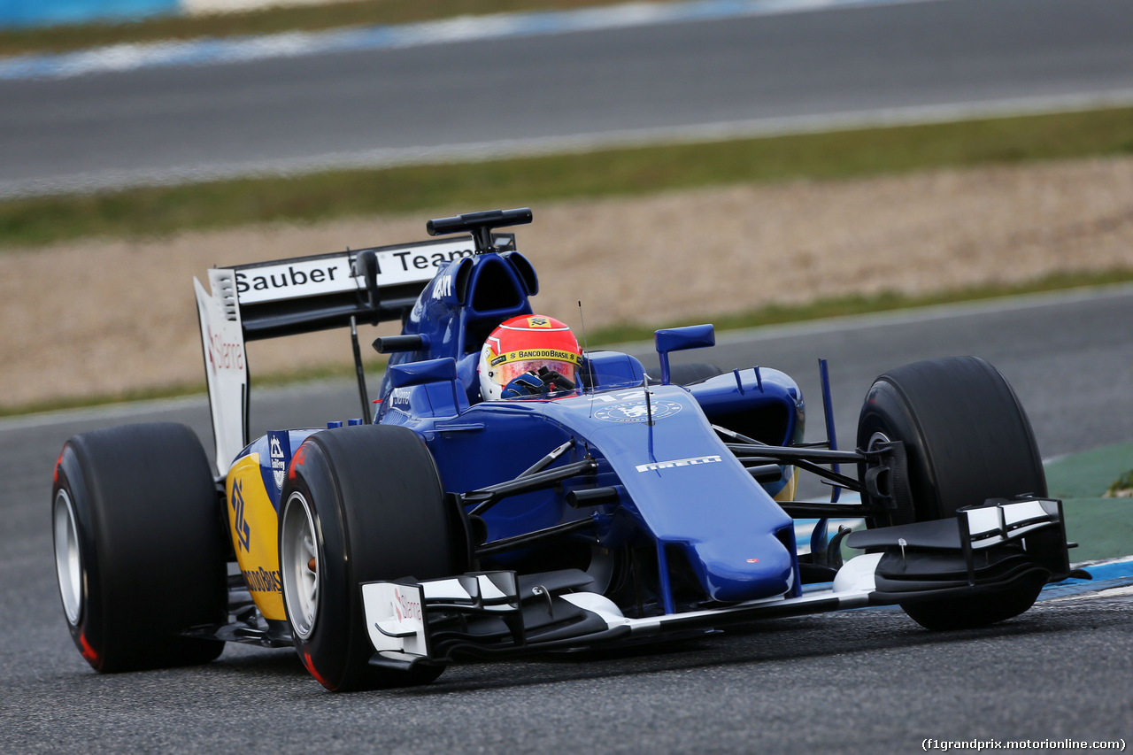 TEST F1 JEREZ 2 FEBBRAIO, Felipe Nasr (BRA) Sauber C34.
02.02.2015.