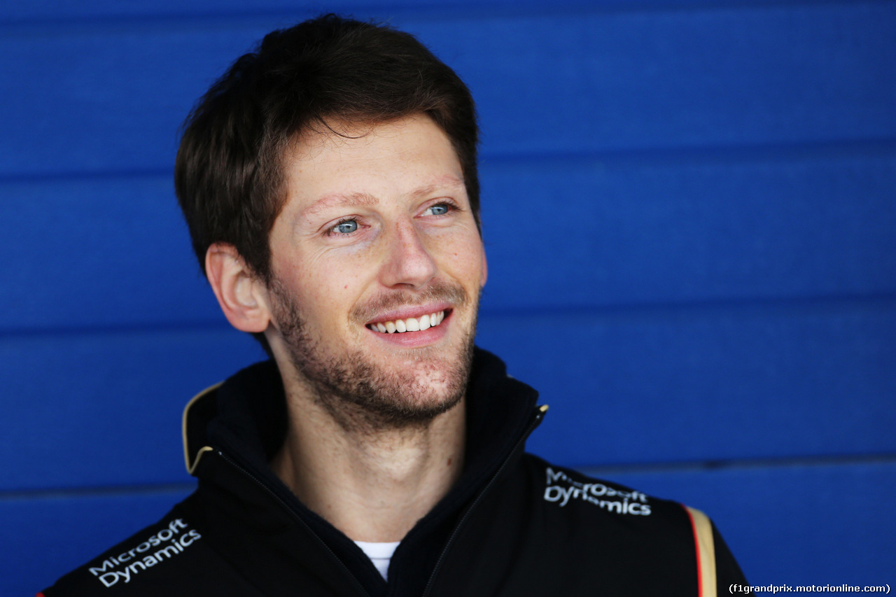 TEST F1 JEREZ 2 FEBBRAIO, Romain Grosjean (FRA) Lotus F1 Team.
02.02.2015.