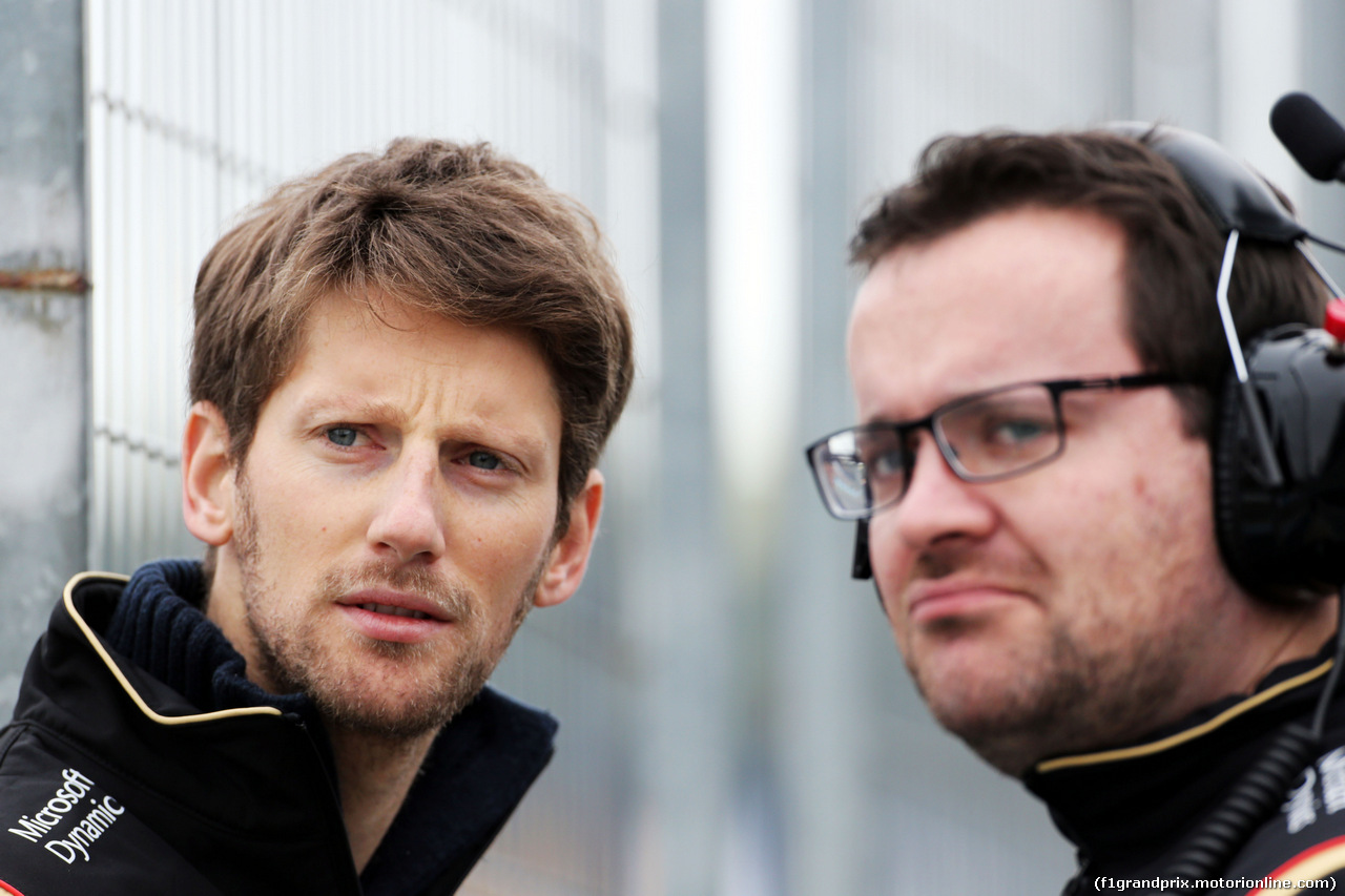 TEST F1 JEREZ 2 FEBBRAIO, Romain Grosjean (FRA) Lotus F1 Team.
02.02.2015.