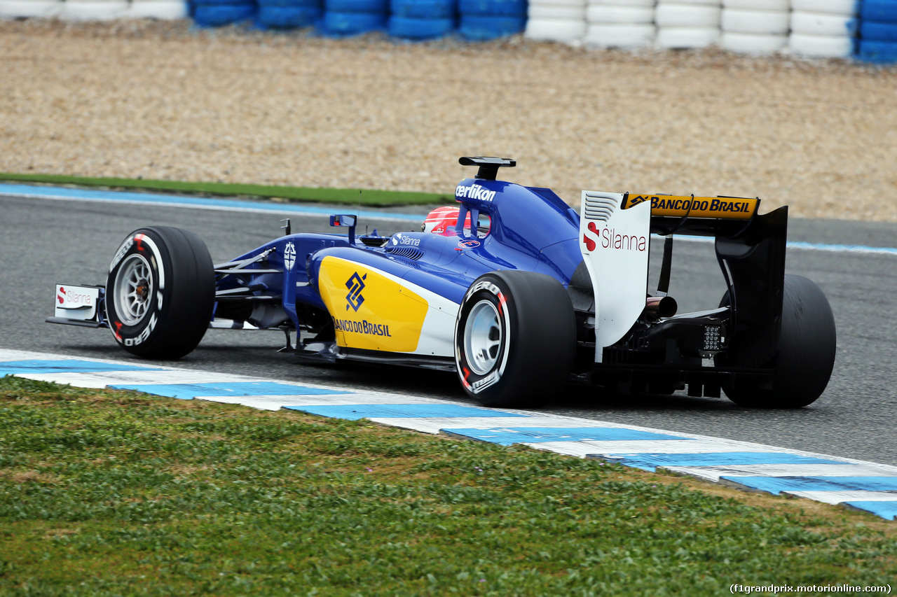 TEST F1 JEREZ 2 FEBBRAIO, Felipe Nasr (BRA) Sauber C34.
02.02.2015.