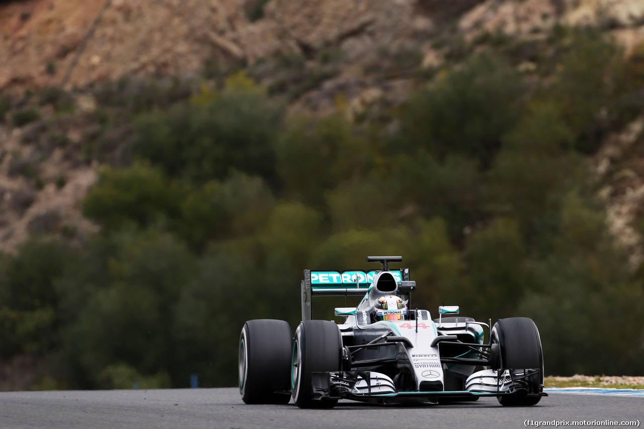 TEST F1 JEREZ 2 FEBBRAIO, Lewis Hamilton (GBR) Mercedes AMG F1 W06.
02.02.2015.