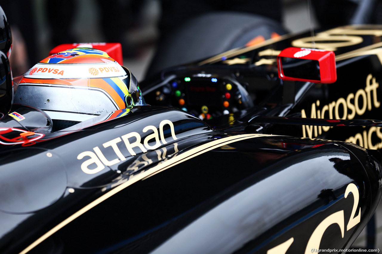 TEST F1 JEREZ 2 FEBBRAIO, Pastor Maldonado (VEN) Lotus F1 E23.
02.02.2015.