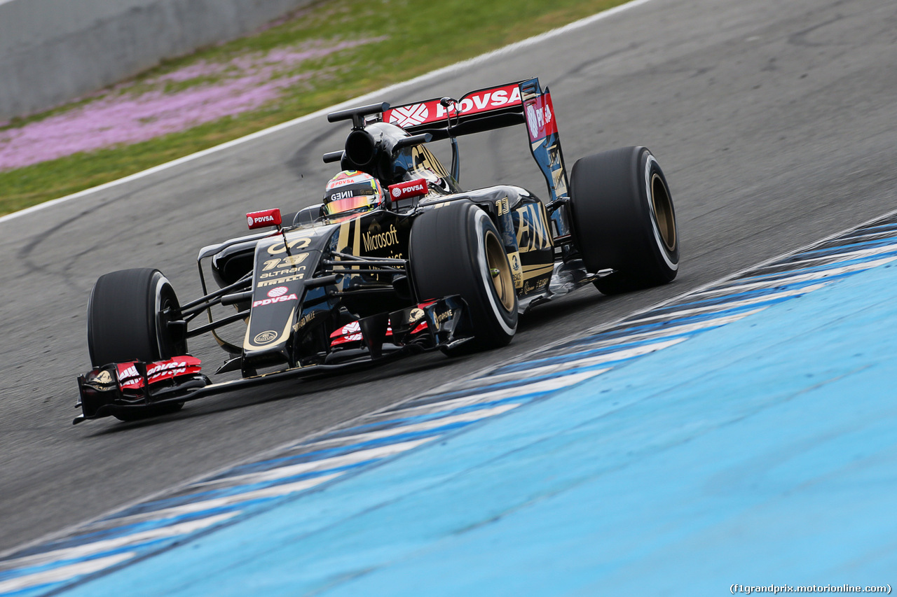 TEST F1 JEREZ 2 FEBBRAIO, Pastor Maldonado (VEN) Lotus F1 E23.
02.02.2015.
