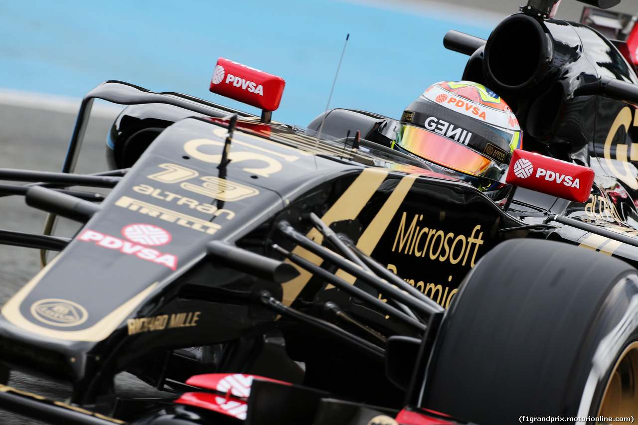 TEST F1 JEREZ 2 FEBBRAIO, Pastor Maldonado (VEN) Lotus F1 E23.
02.02.2015.