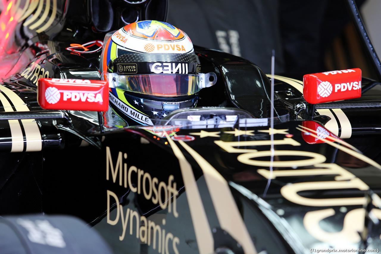 TEST F1 JEREZ 2 FEBBRAIO, Pastor Maldonado (VEN) Lotus F1 E23.
02.02.2015.