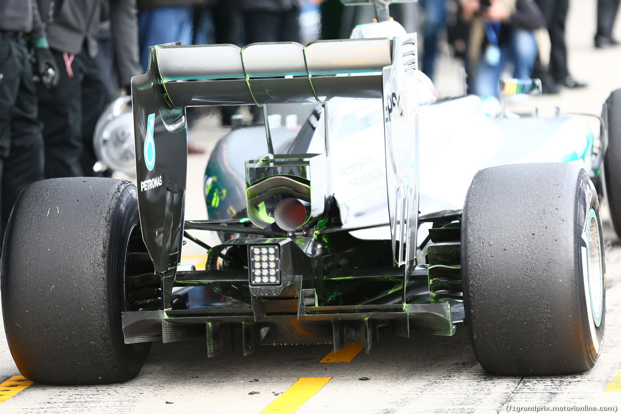 TEST F1 JEREZ 2 FEBBRAIO, Mercedes AMG F1 W06 rear diffuser detail.
02.02.2015.