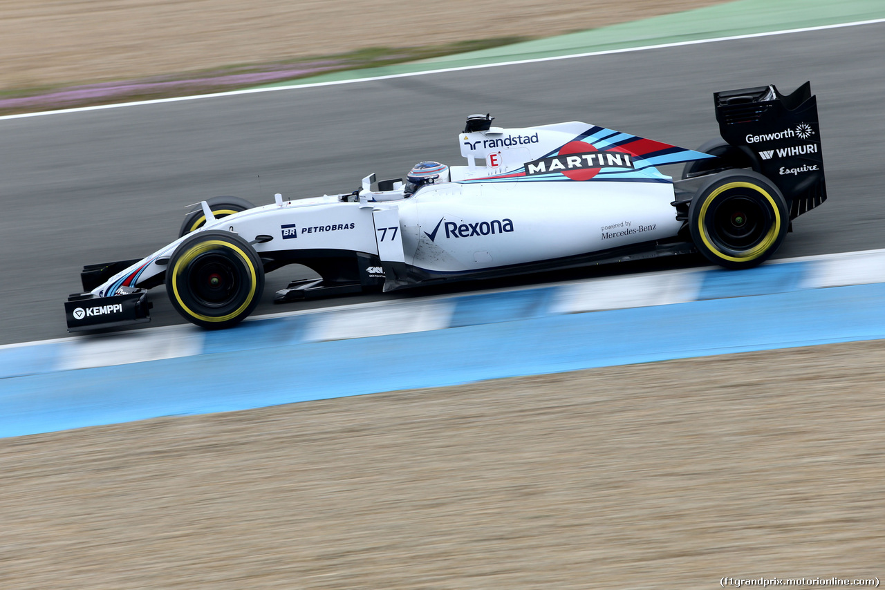 TEST F1 JEREZ 2 FEBBRAIO, Valtteri Bottas (FIN), Williams F1 Team 
02.02.2015.