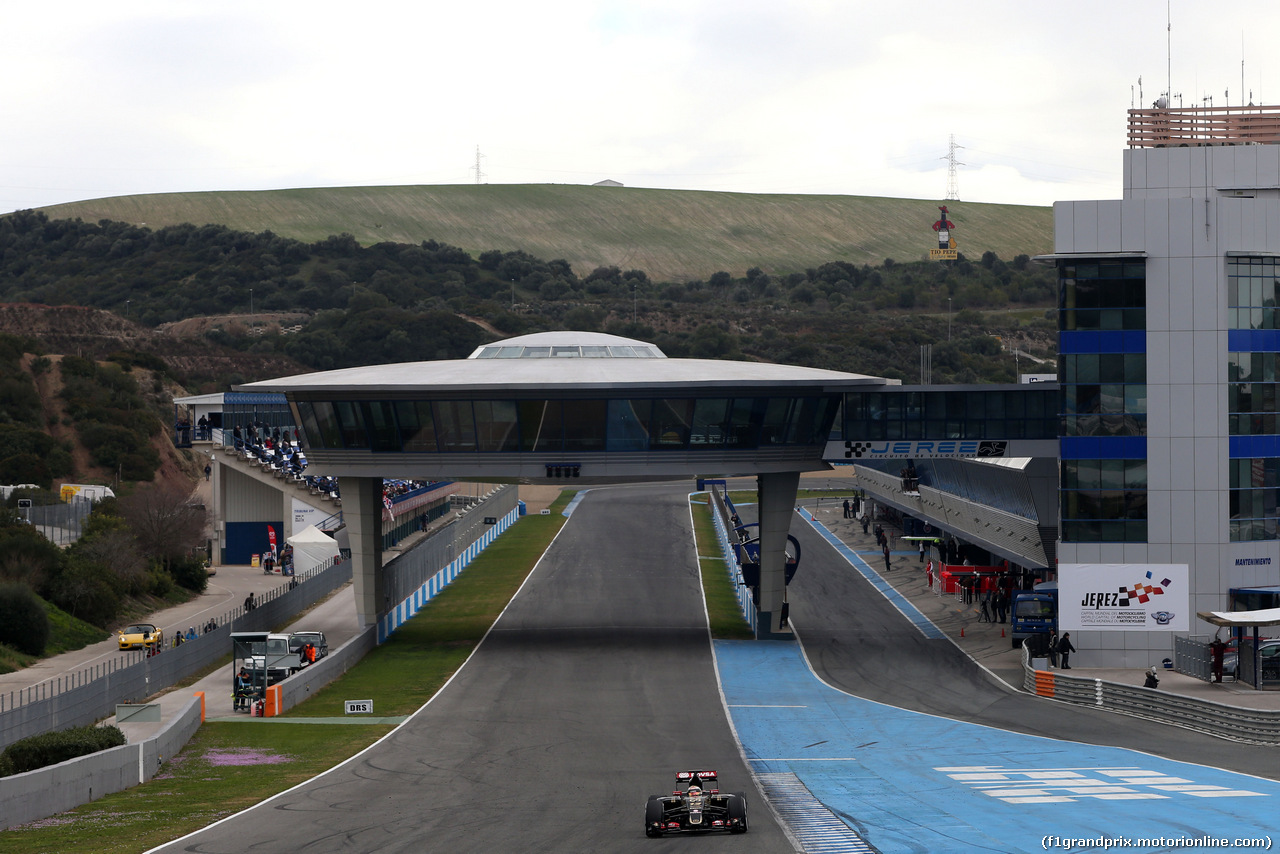 TEST F1 JEREZ 2 FEBBRAIO, Pastor Maldonado (VEN), Lotus F1 Team 
02.02.2015.