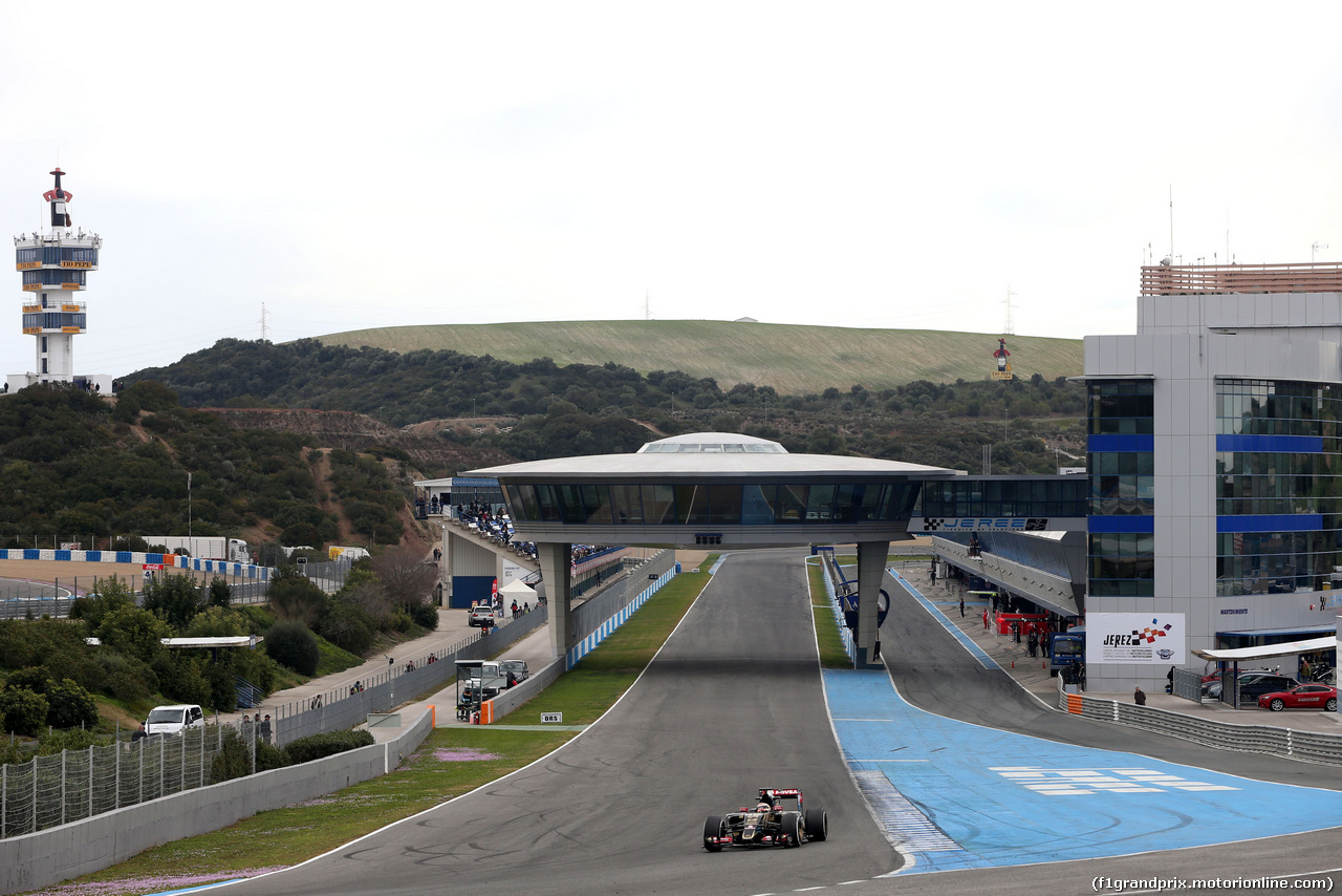 TEST F1 JEREZ 2 FEBBRAIO, Pastor Maldonado (VEN), Lotus F1 Team 
02.02.2015.