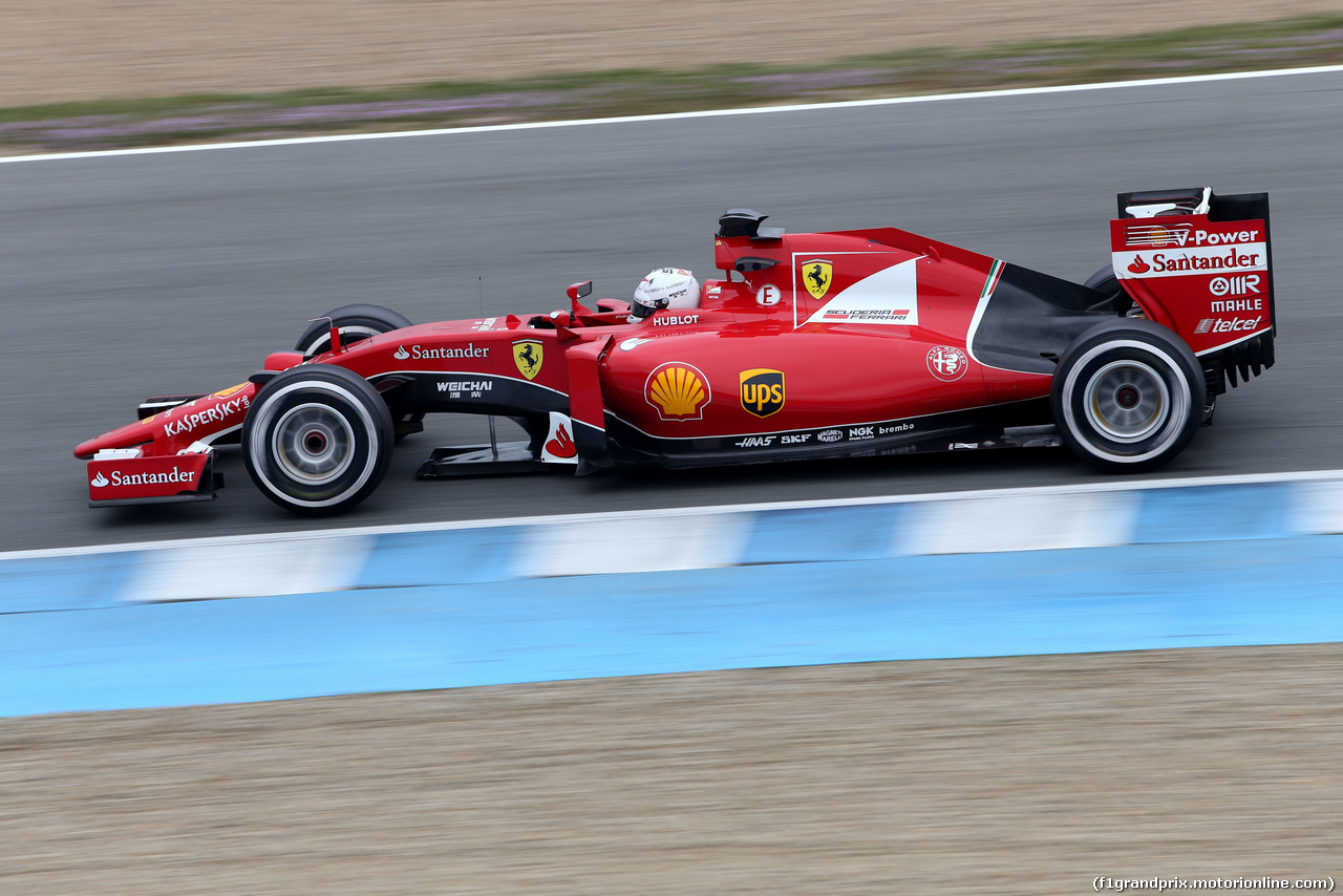 TEST F1 JEREZ 2 FEBBRAIO, Sebastian Vettel (GER), Ferrari 
02.02.2015.