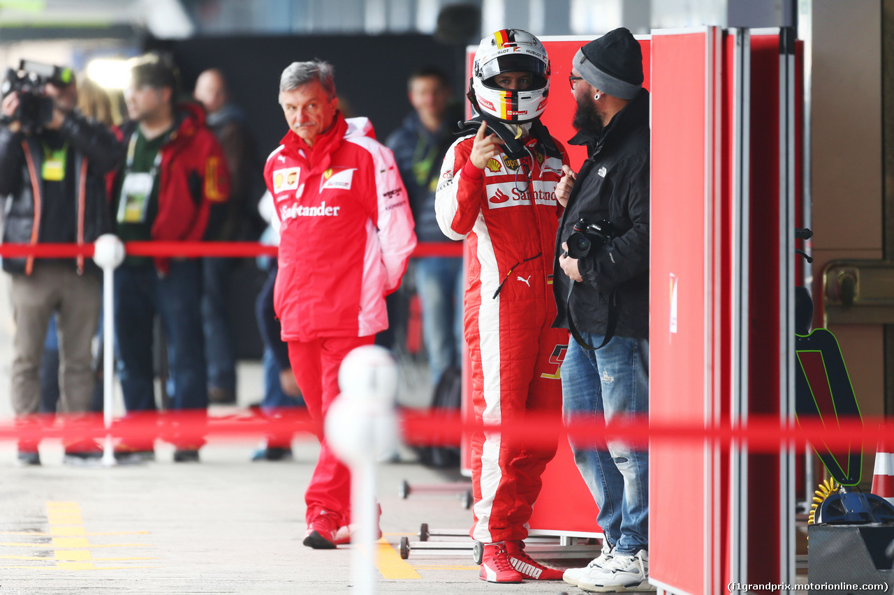 TEST F1 JEREZ 2 FEBBRAIO, Sebastian Vettel (GER) Ferrari.
02.02.2015.