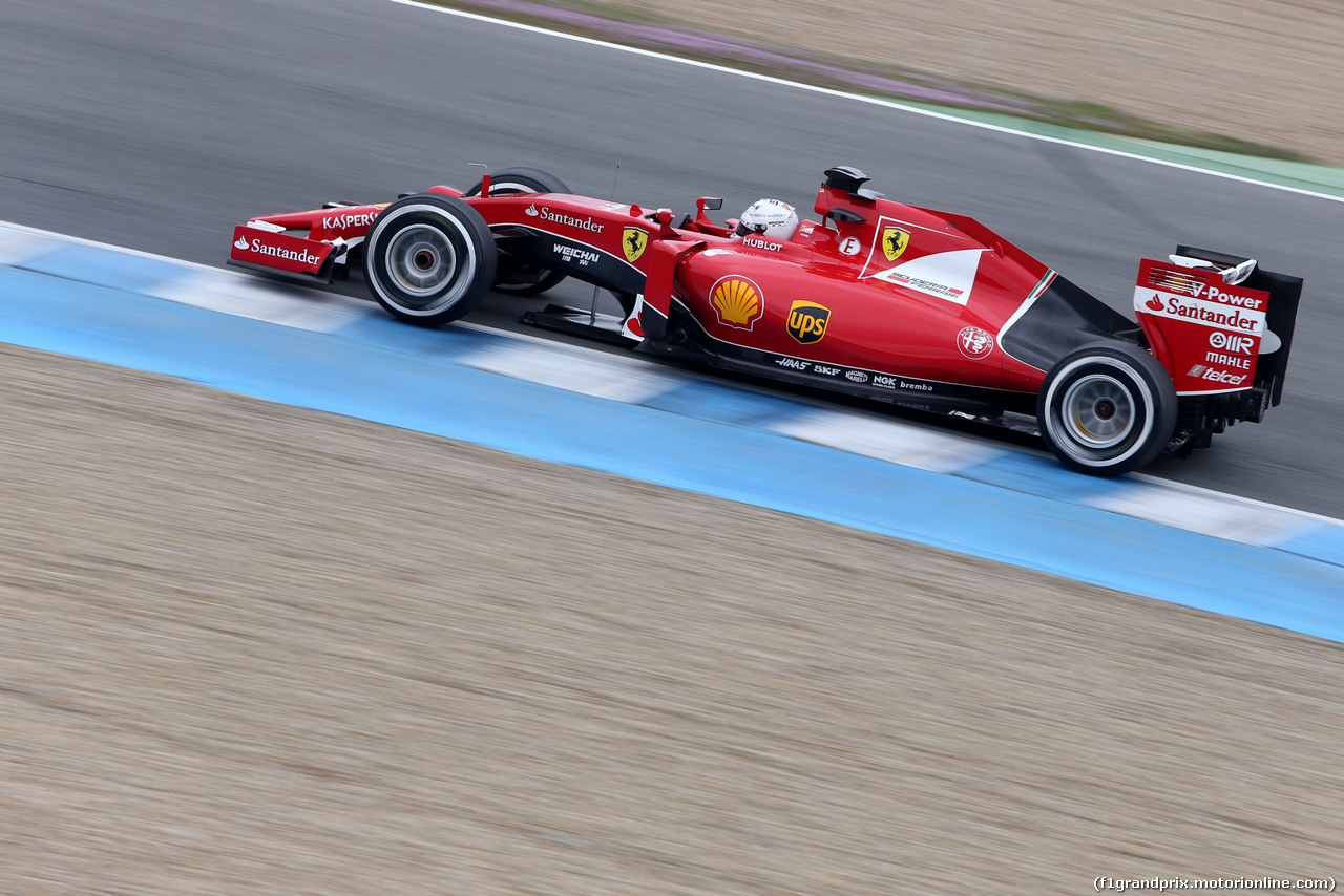 TEST F1 JEREZ 2 FEBBRAIO, Sebastian Vettel (GER), Ferrari 
02.02.2015.