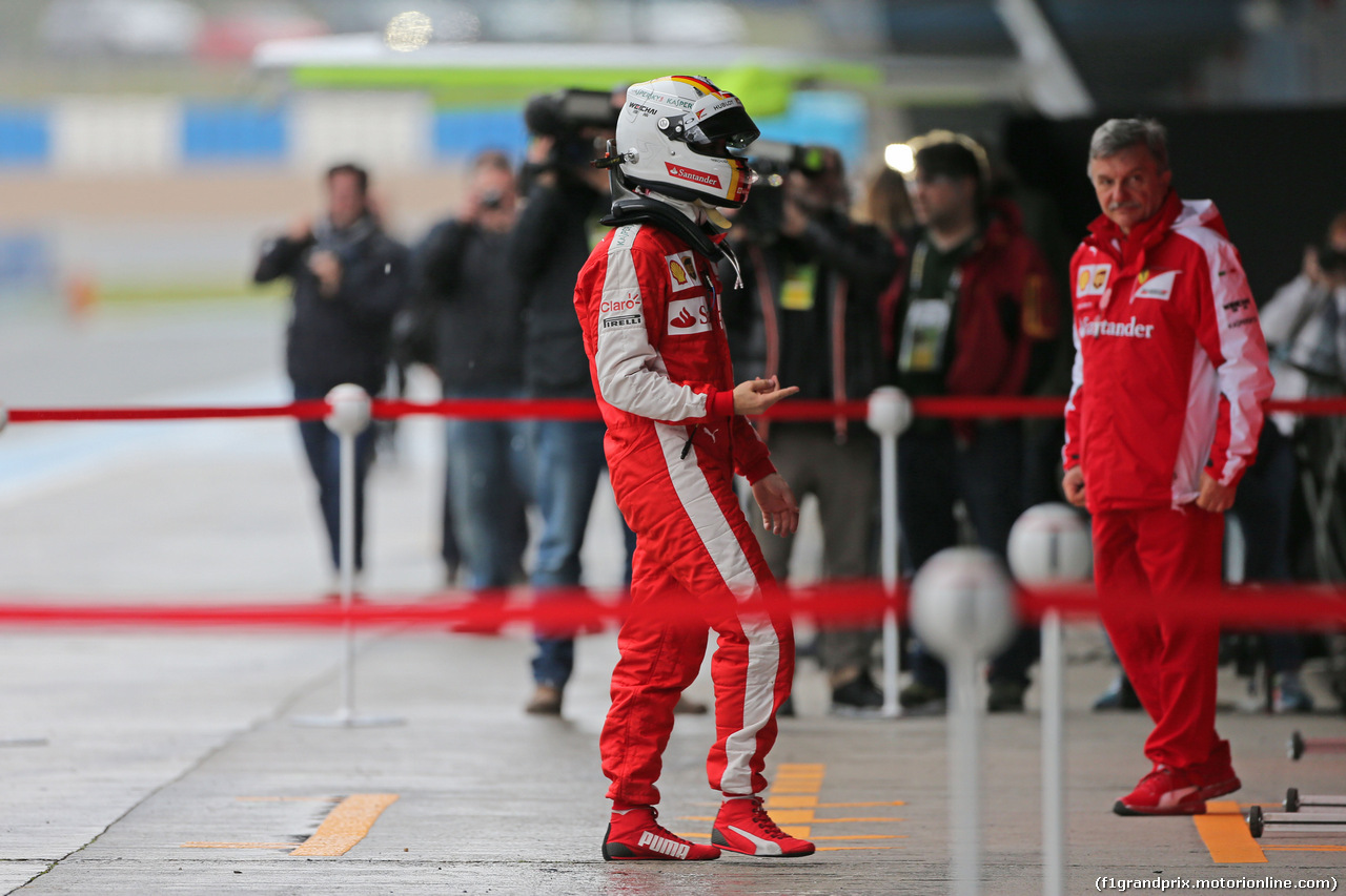 TEST F1 JEREZ 2 FEBBRAIO, Sebastian Vettel (GER) Ferrari.
02.02.2015.