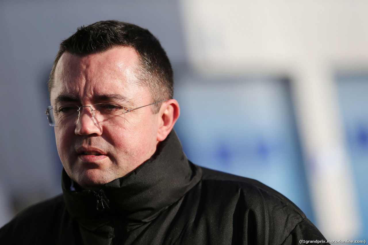 TEST F1 JEREZ 2 FEBBRAIO, Eric Boullier (FRA) McLaren Racing Director.
02.02.2015.