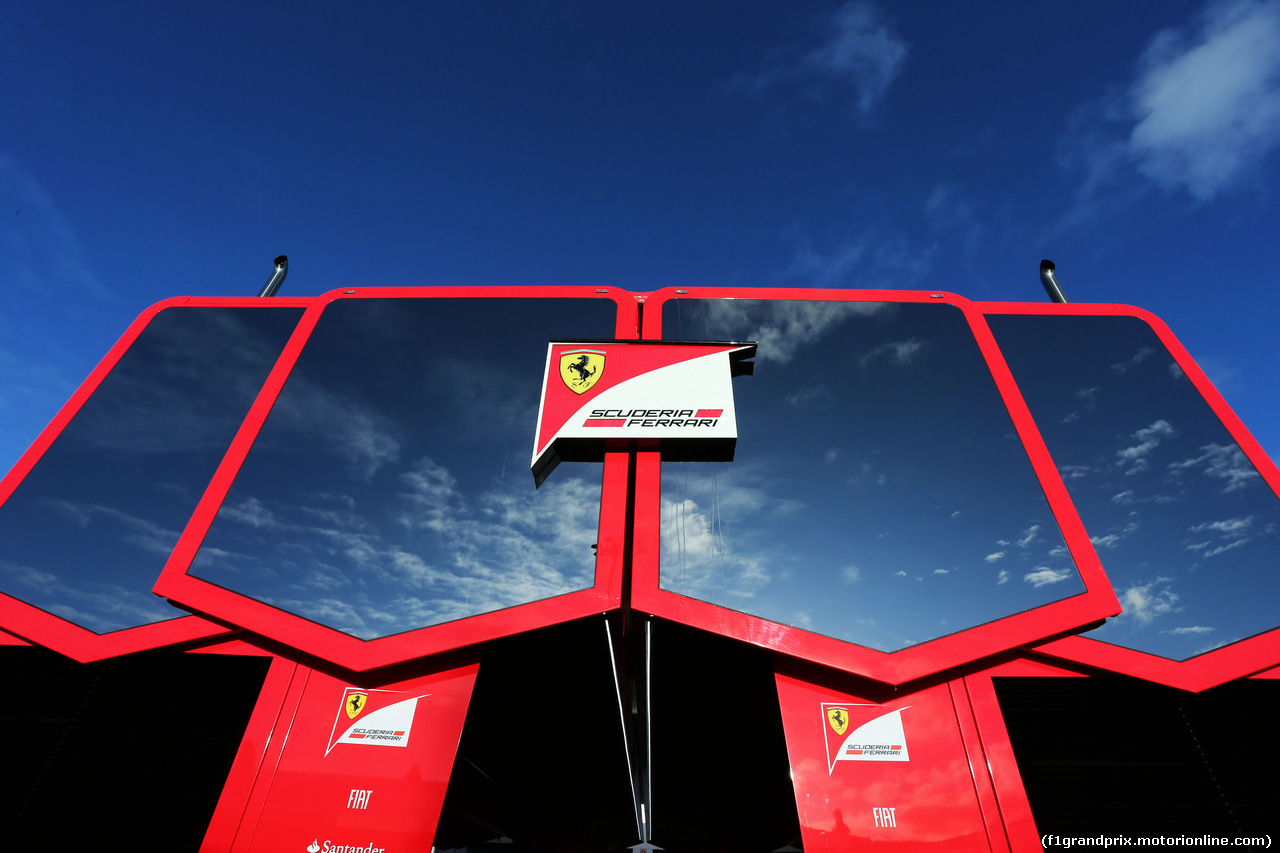 TEST F1 JEREZ 2 FEBBRAIO, Ferrari trucks in the paddock.
02.02.2015.