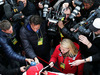 TEST F1 JEREZ 2 FEBBRAIO, Sebastian Vettel (GER) Ferrari with the media.
02.02.2015.