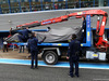 TEST F1 JEREZ 3 FEBBRAIO, The Sauber C34 of Felipe Nasr (BRA) Sauber F1 Team is recovered back to the pits on the back of a truck.
03.02.2015.