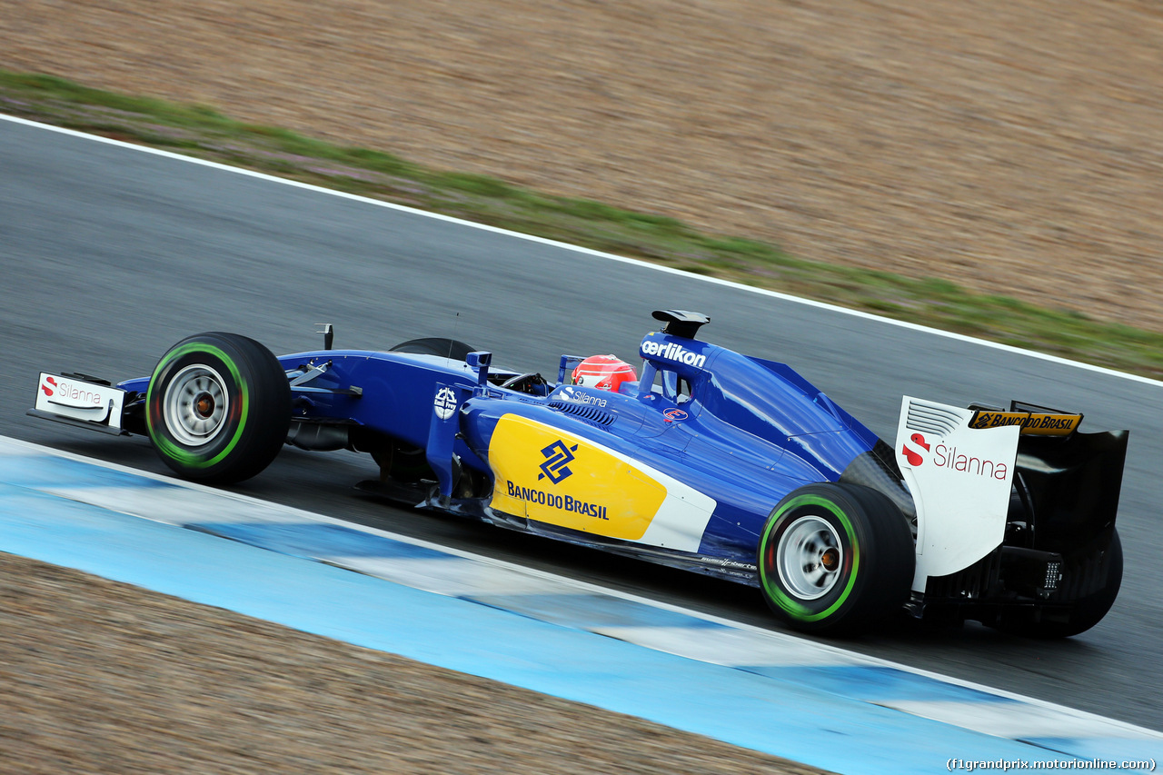 TEST F1 JEREZ 3 FEBBRAIO, Felipe Nasr (BRA) Sauber C34.
03.02.2015.