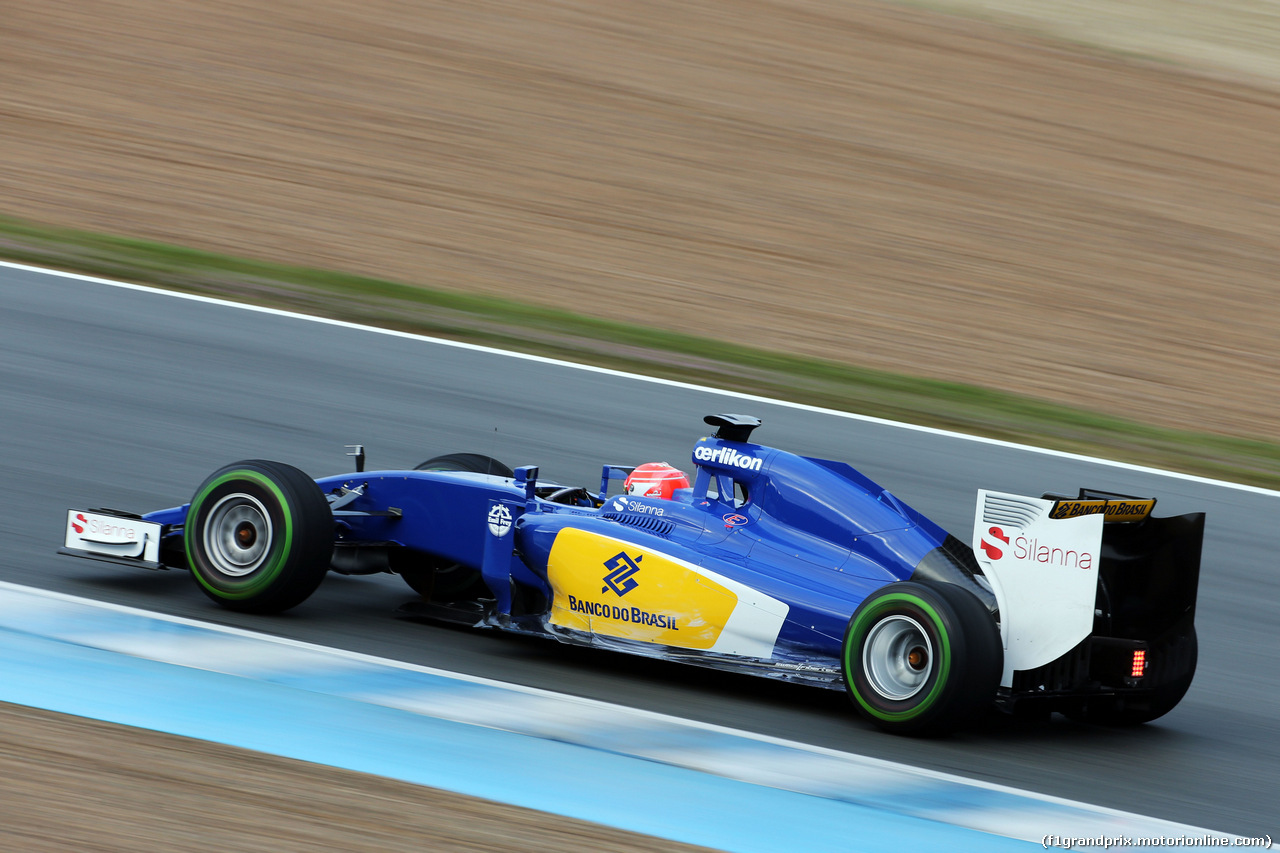 TEST F1 JEREZ 3 FEBBRAIO, Felipe Nasr (BRA) Sauber C34.
03.02.2015.