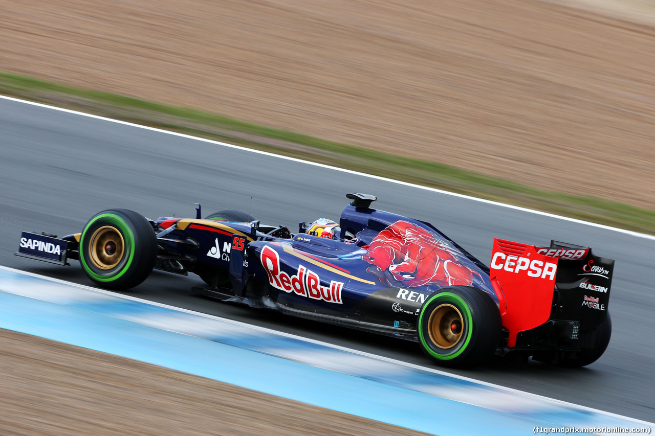 TEST F1 JEREZ 3 FEBBRAIO, Carlos Sainz Jr (ESP) Scuderia Toro Rosso STR10.
03.02.2015.