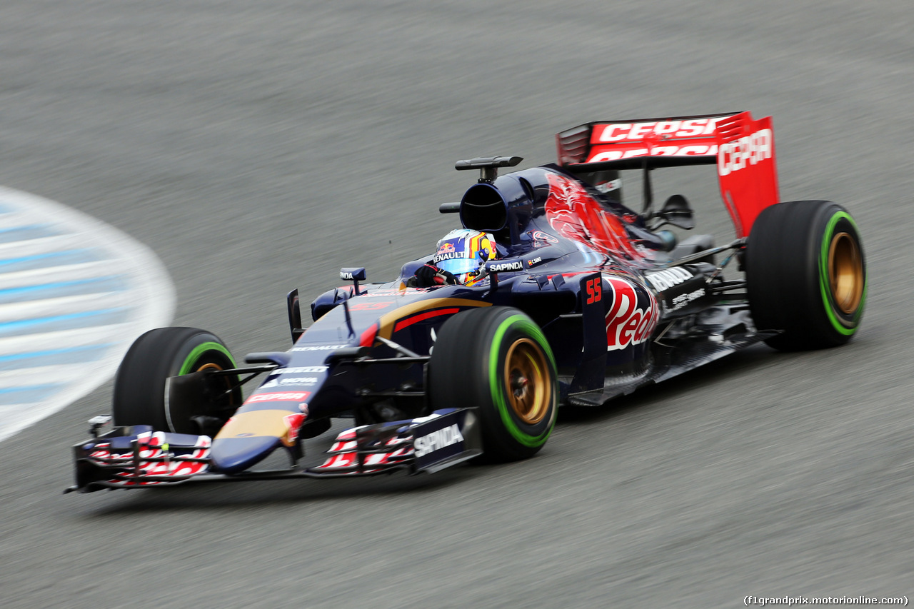 TEST F1 JEREZ 3 FEBBRAIO, Carlos Sainz Jr (ESP) Scuderia Toro Rosso STR10.
03.02.2015.