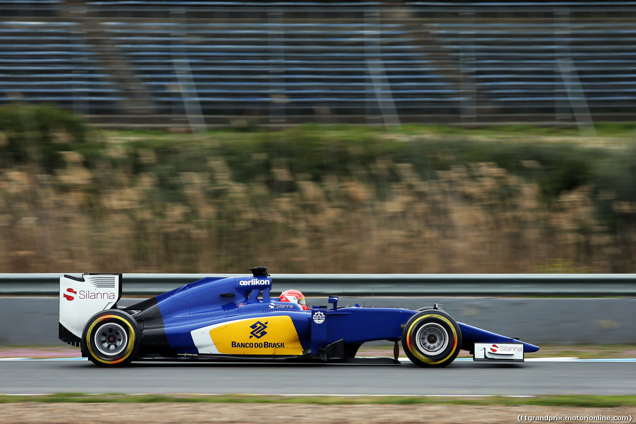 TEST F1 JEREZ 3 FEBBRAIO, Felipe Nasr (BRA) Sauber C34.
03.02.2015.