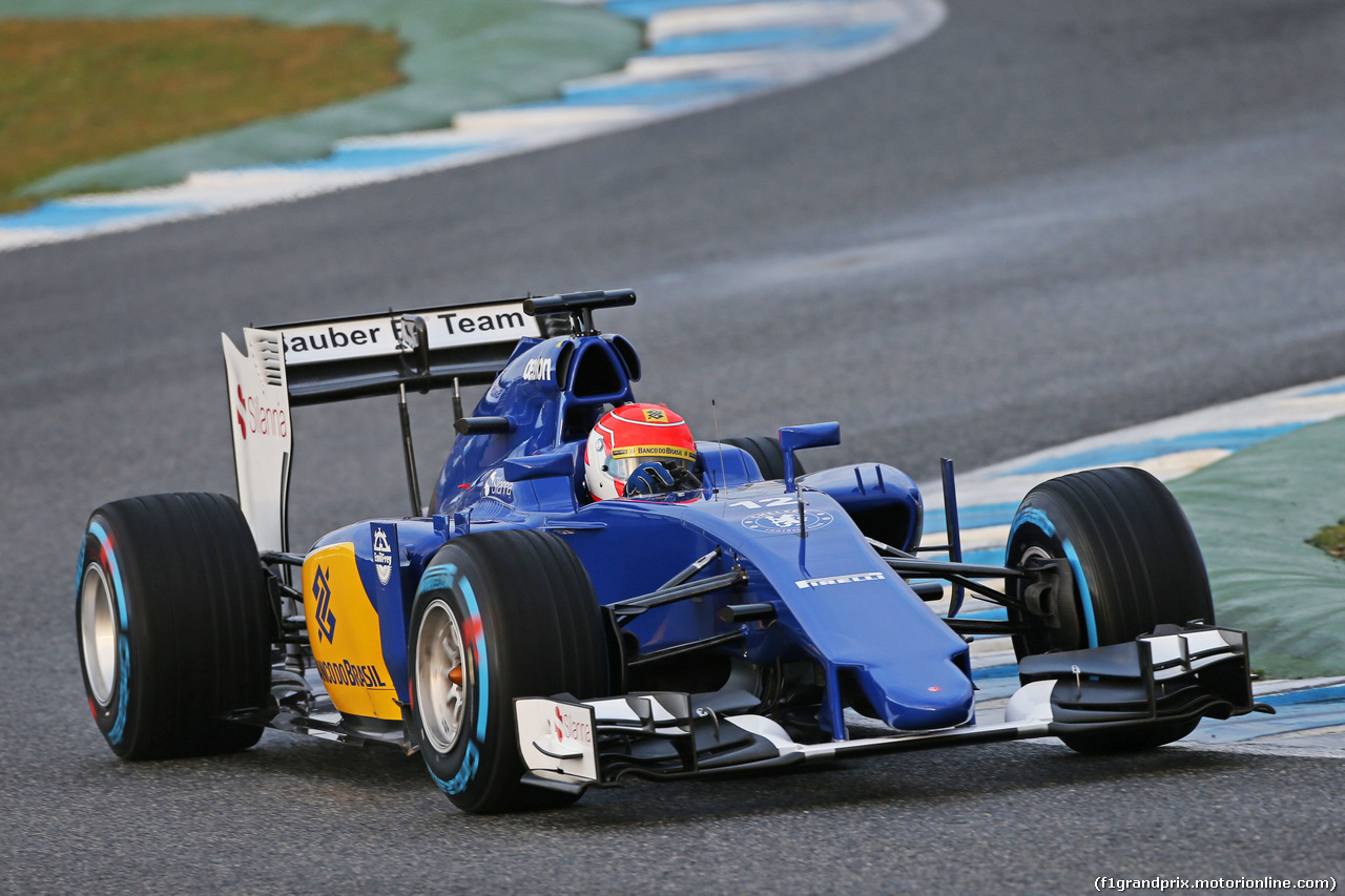 TEST F1 JEREZ 3 FEBBRAIO, Felipe Nasr (BRA) Sauber C34.
03.02.2015.