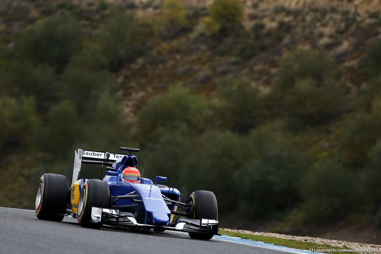 TEST F1 JEREZ 3 FEBBRAIO, Felipe Nasr (BRA) Sauber C34.
03.02.2015.