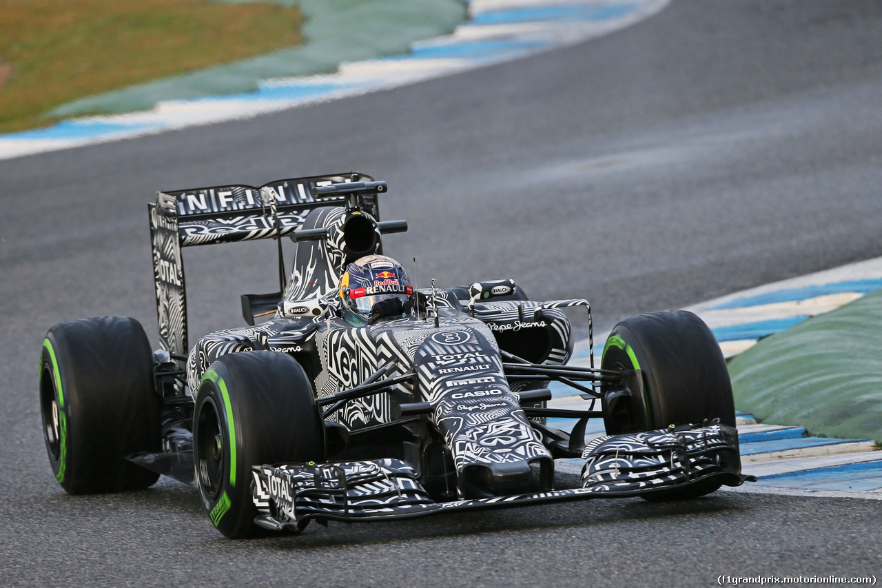 TEST F1 JEREZ 3 FEBBRAIO, Daniel Ricciardo (AUS) Red Bull Racing RB11.
03.02.2015.