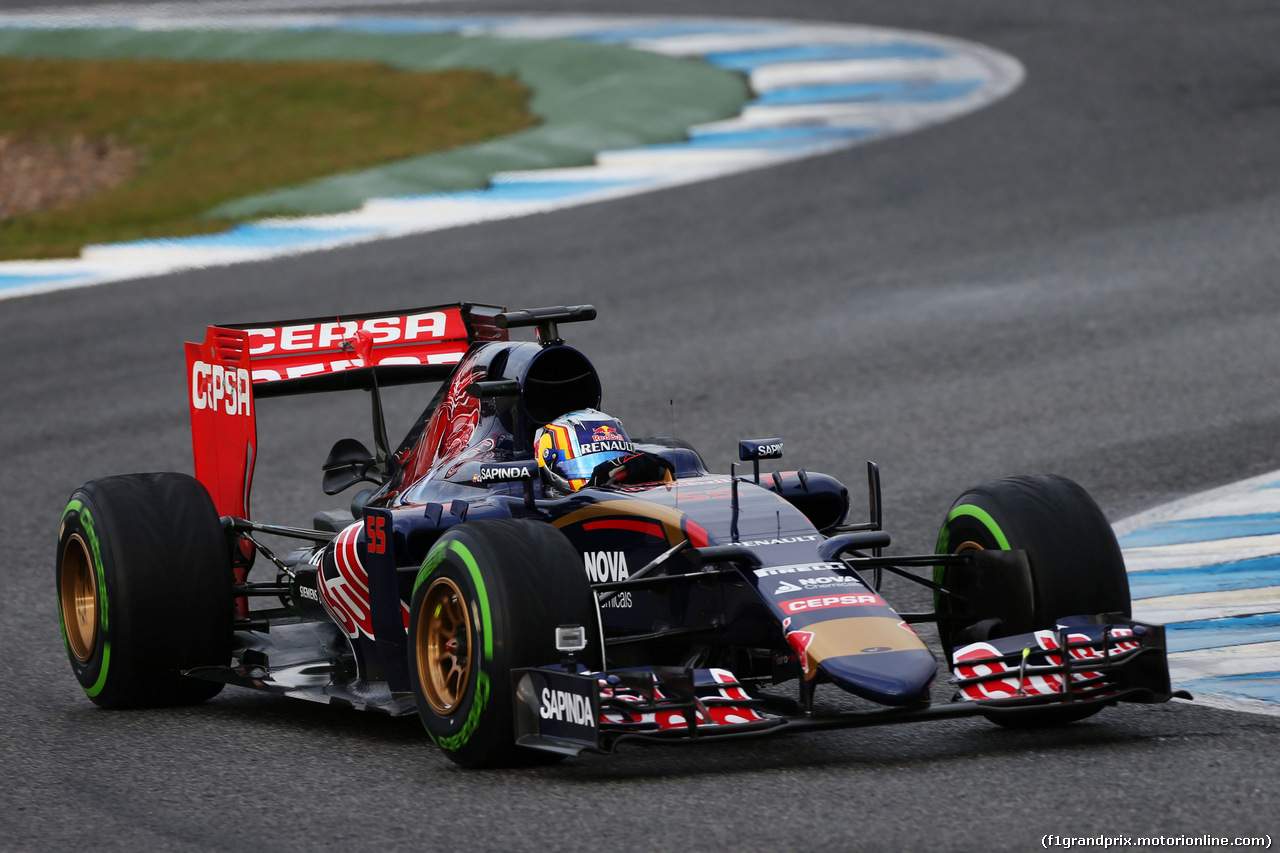 TEST F1 JEREZ 3 FEBBRAIO, Carlos Sainz Jr (ESP) Scuderia Toro Rosso STR10.
03.02.2015.