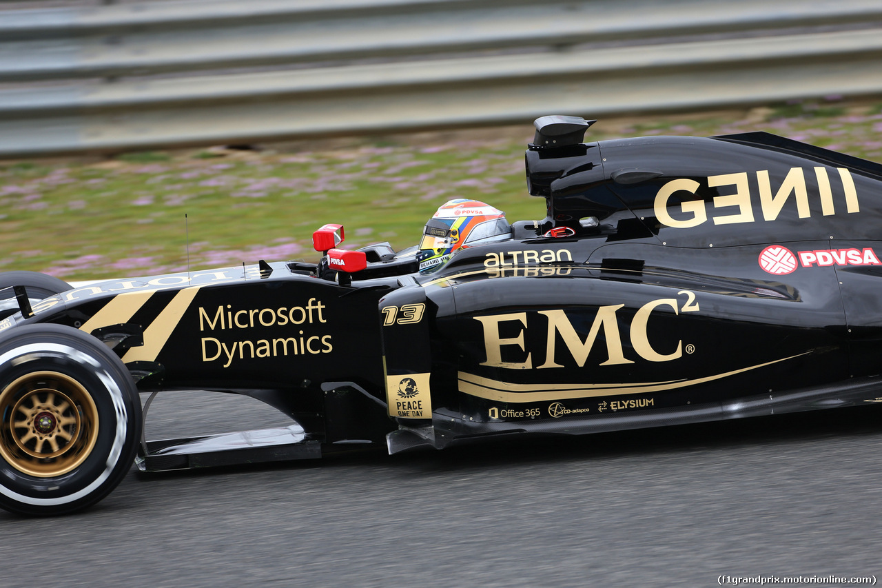 TEST F1 JEREZ 3 FEBBRAIO, Pastor Maldonado (VEN) Lotus F1 E23.
03.02.2015.